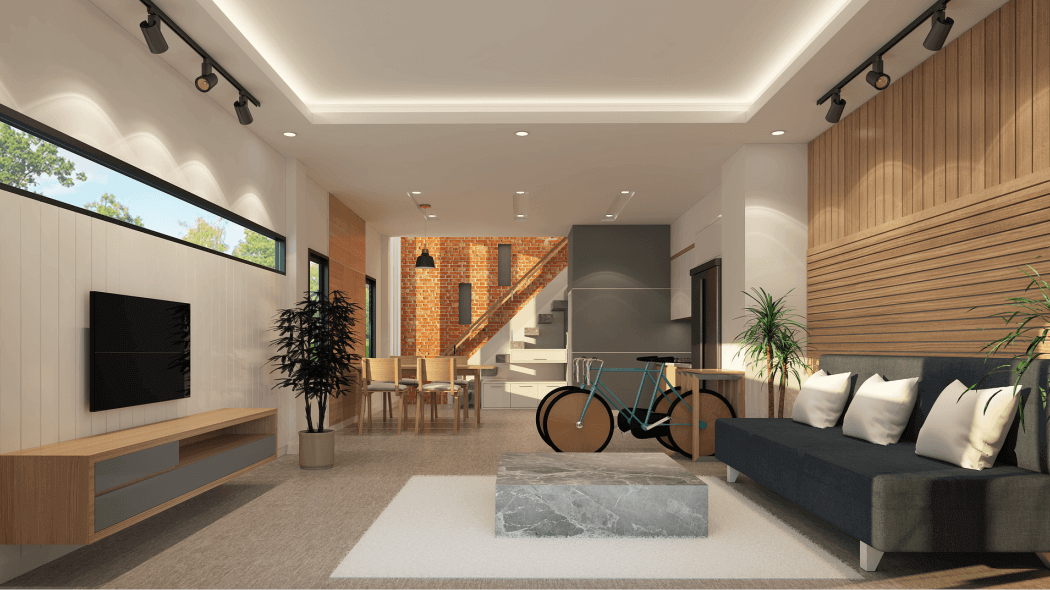Plan 3D d'architecte d'intérieur