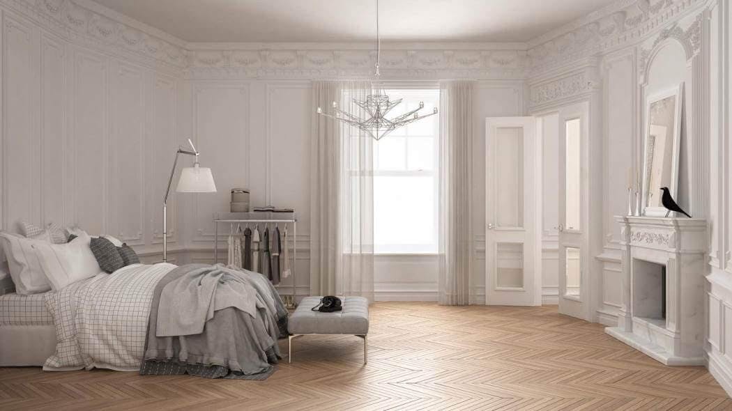 Parquet pour chambre d'adultes