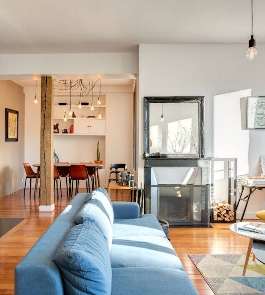 Ambiance scandinave pour cet appartement parisien