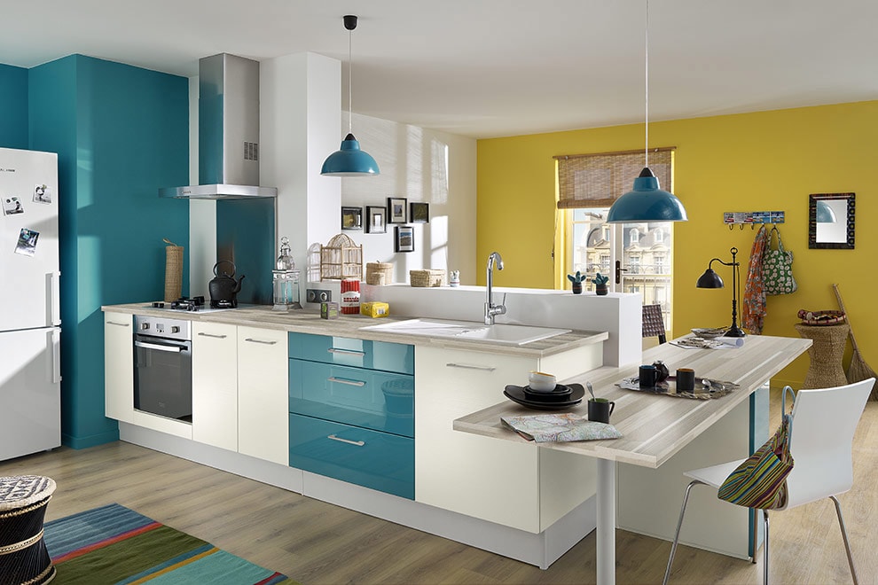 cuisine SoCooc facades laqués brillantes