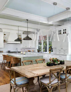 rénovation d'une cuisine rustique lumineuse