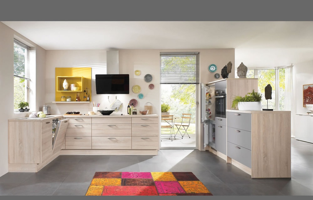 cuisine Nobilia décor chêne