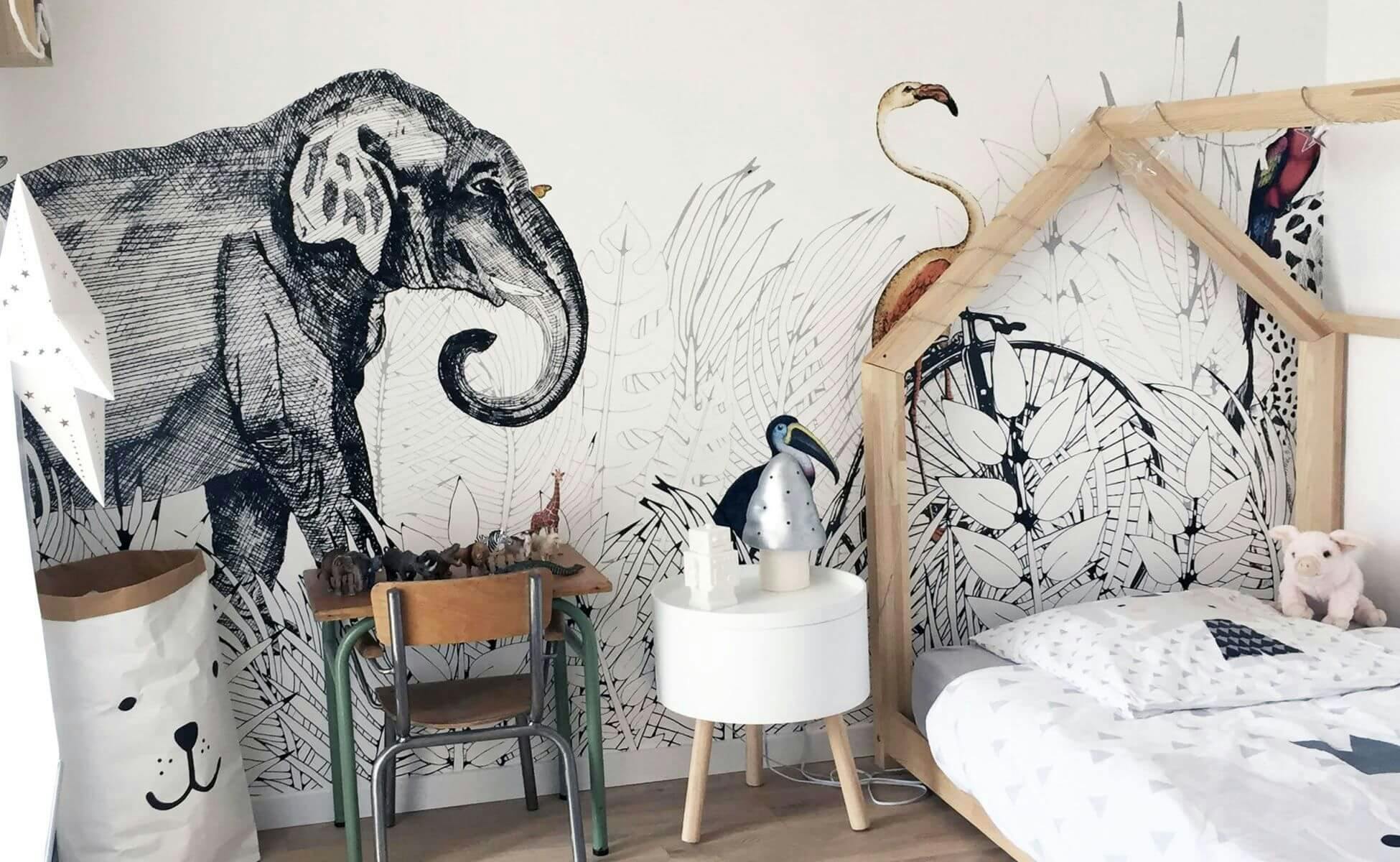 Papier peint tropical