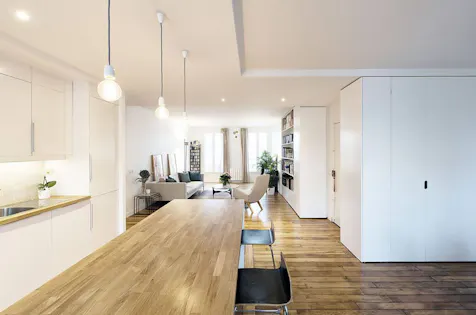 Rénovation d'un appartement parisien de 100 m²