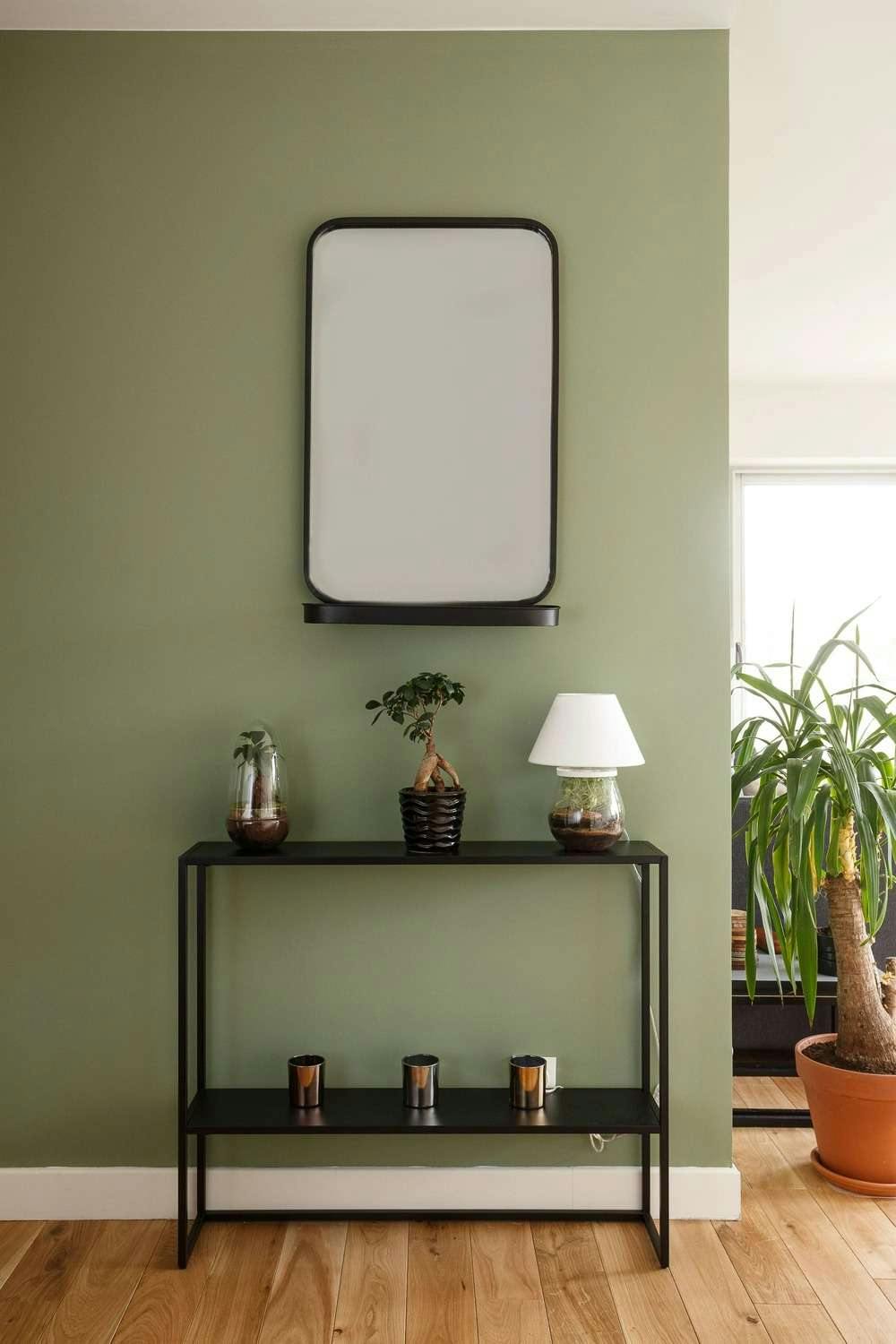 Meuble entrée déco miroir