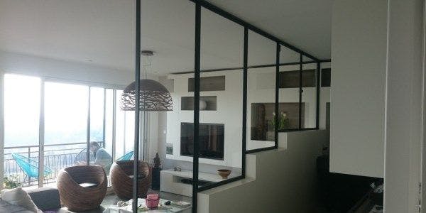 Verriere interieure complexe ou sur mesure