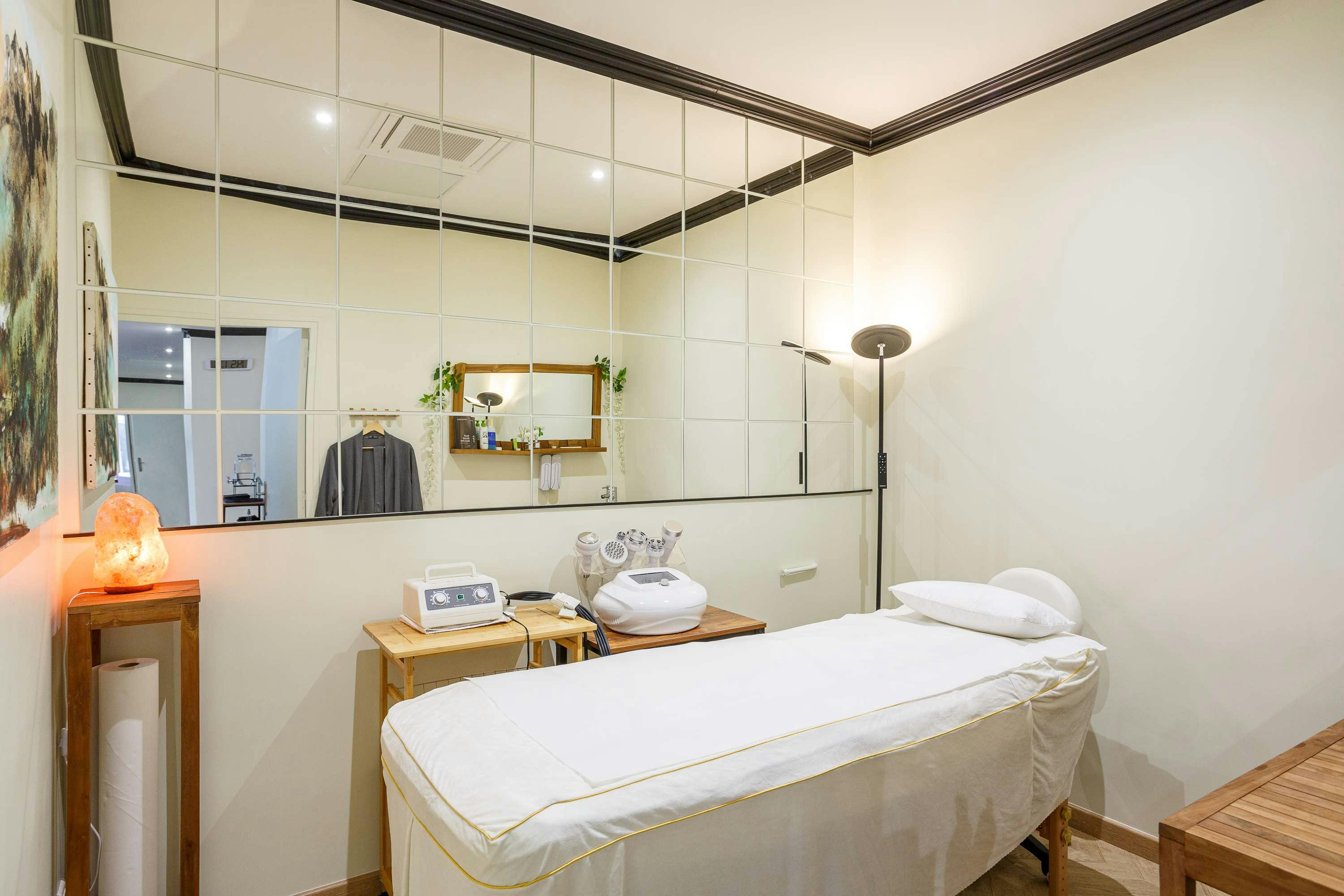 Coin détente et massage salle de sport