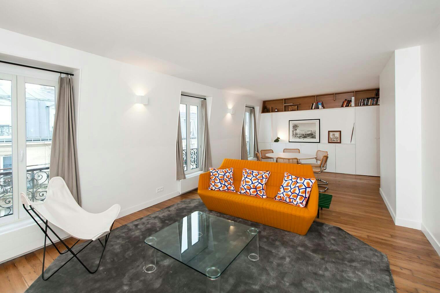 Menuiserie sur-mesure dans appartement rénové