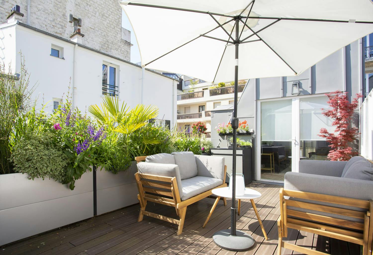 terrasse rénovée