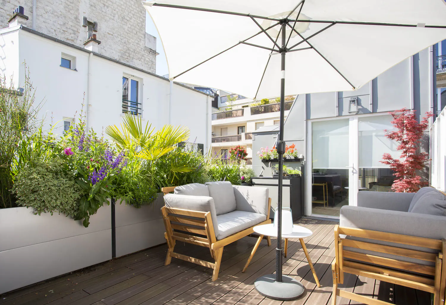 terrasse rénovée