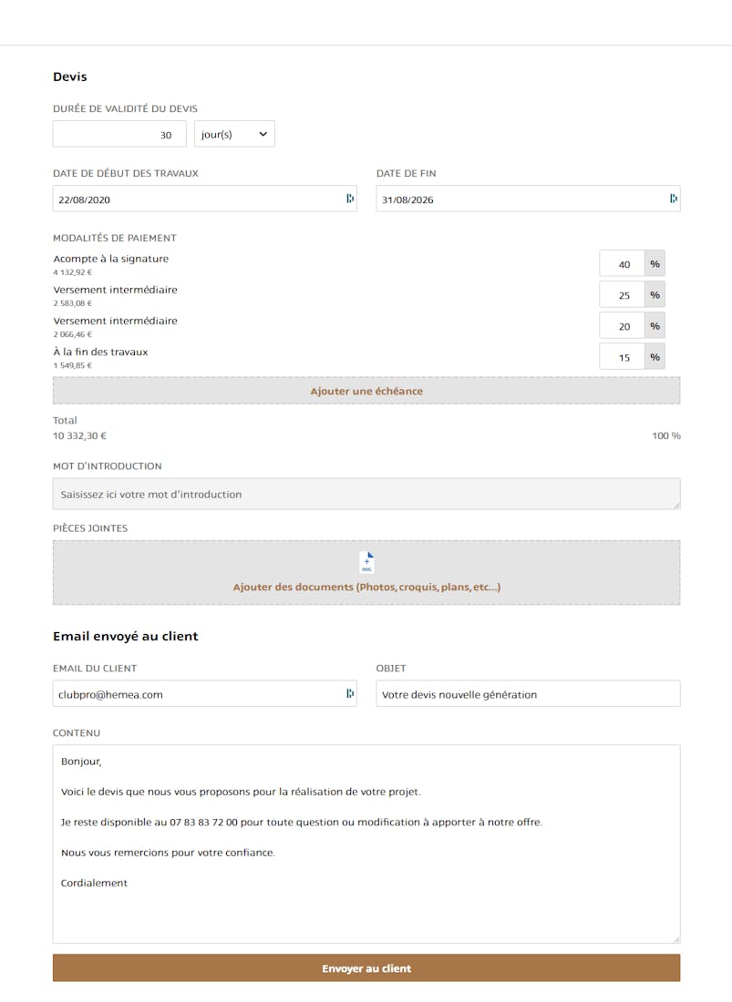 logiciel devis visualisation devis complet