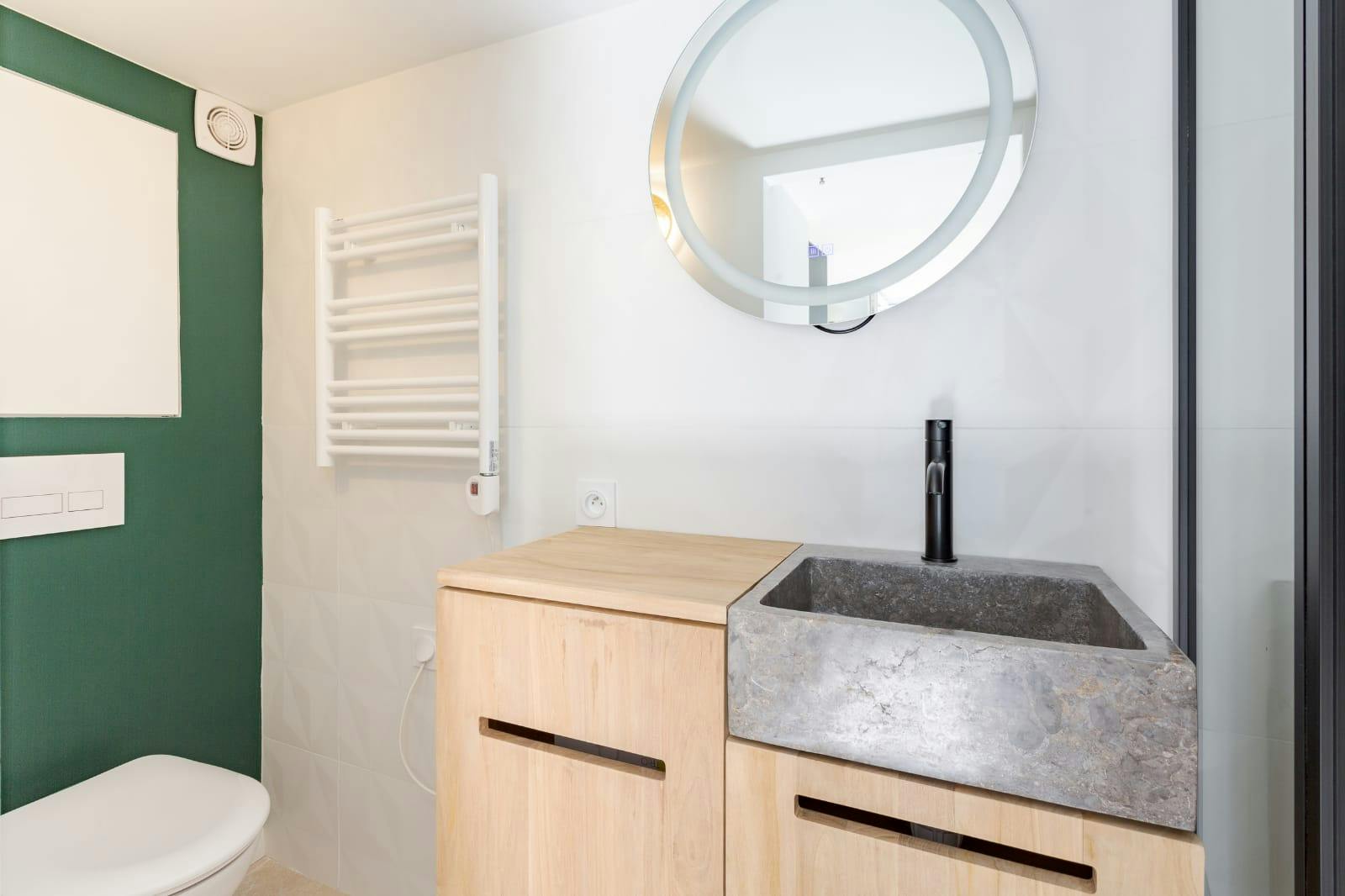Salle d'eau studio 15 m²