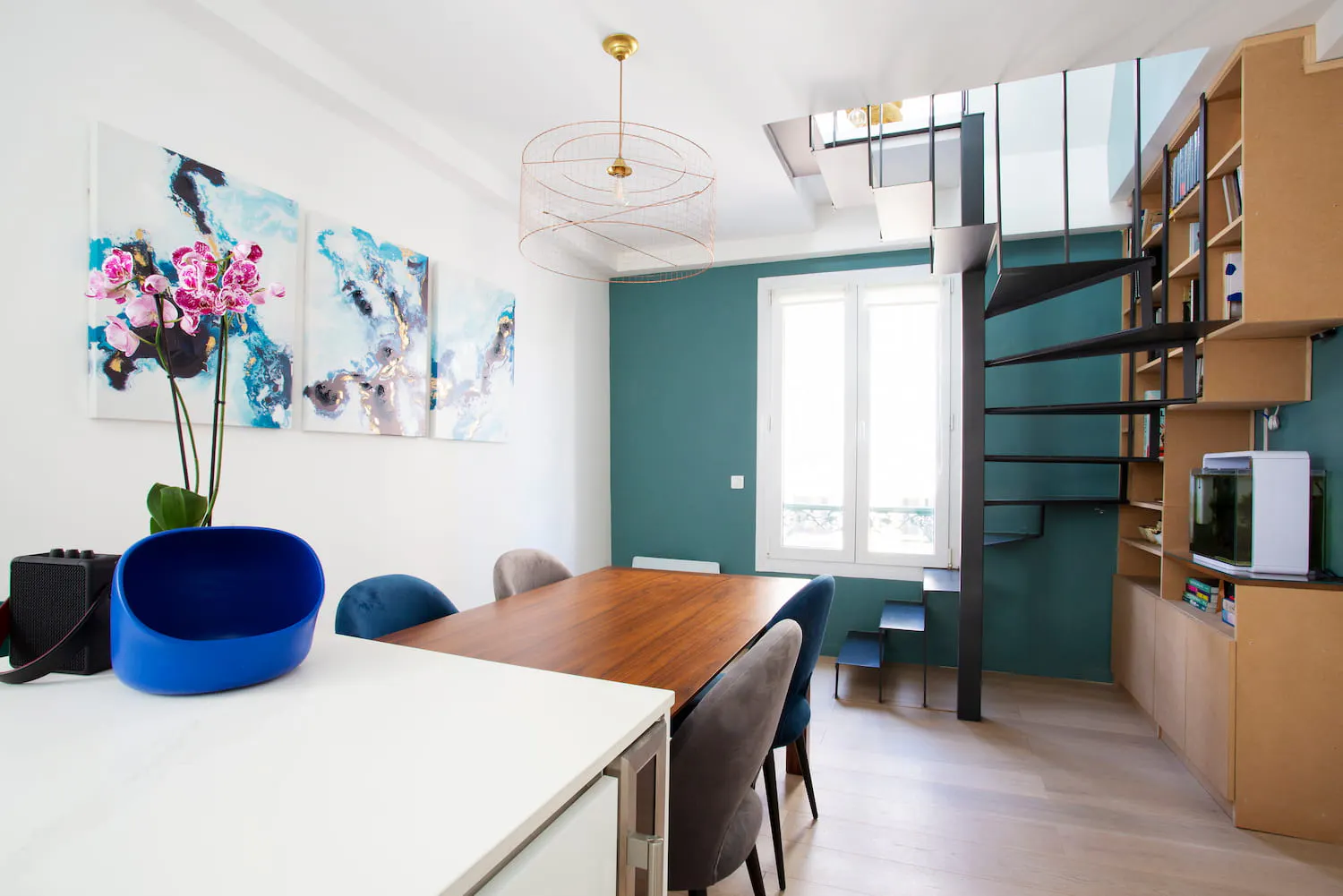 Rénovation appartement Levallois-Perret - Coin salle à manger