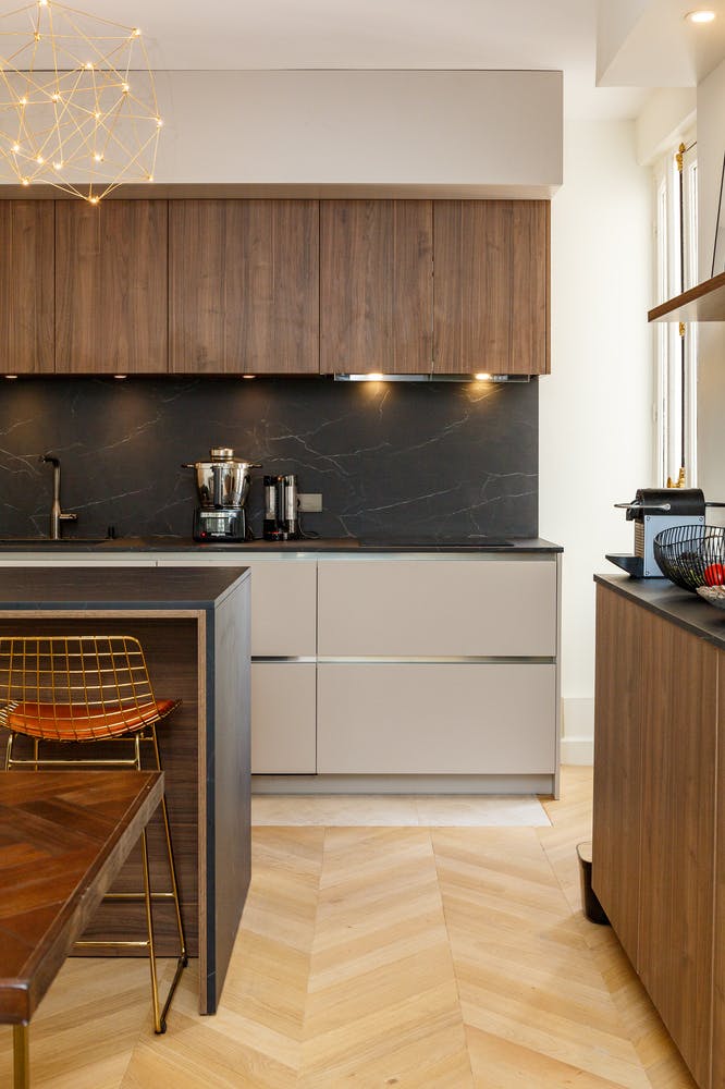 Rénovation d'un appartement 85m2 Paris 18 - cuisine