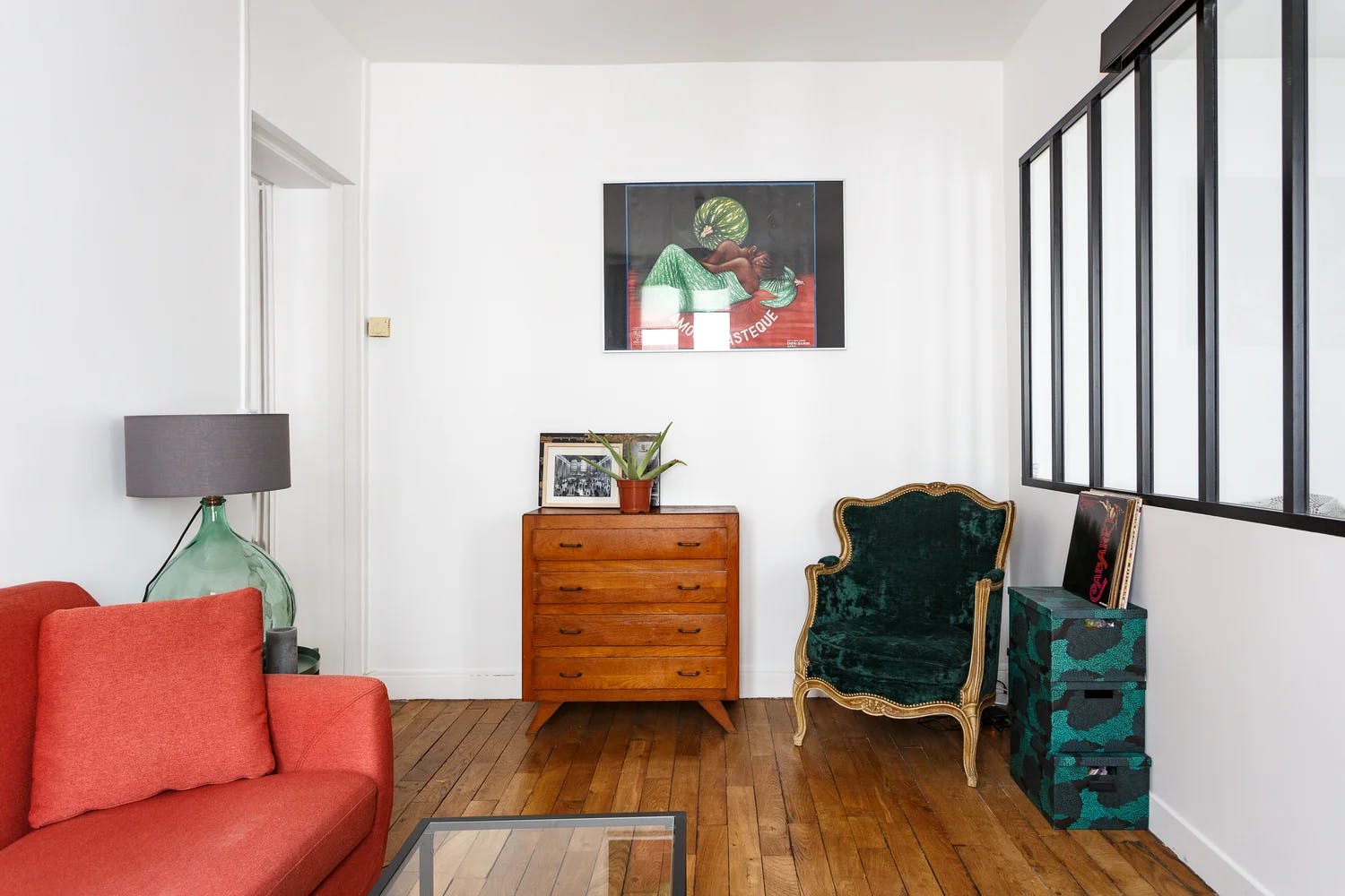 réalisation rénovation appartement à paris 18 séjour
