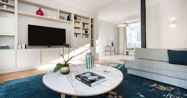 Rénovation de luxe d'un appartement de 185 m² à Paris 16