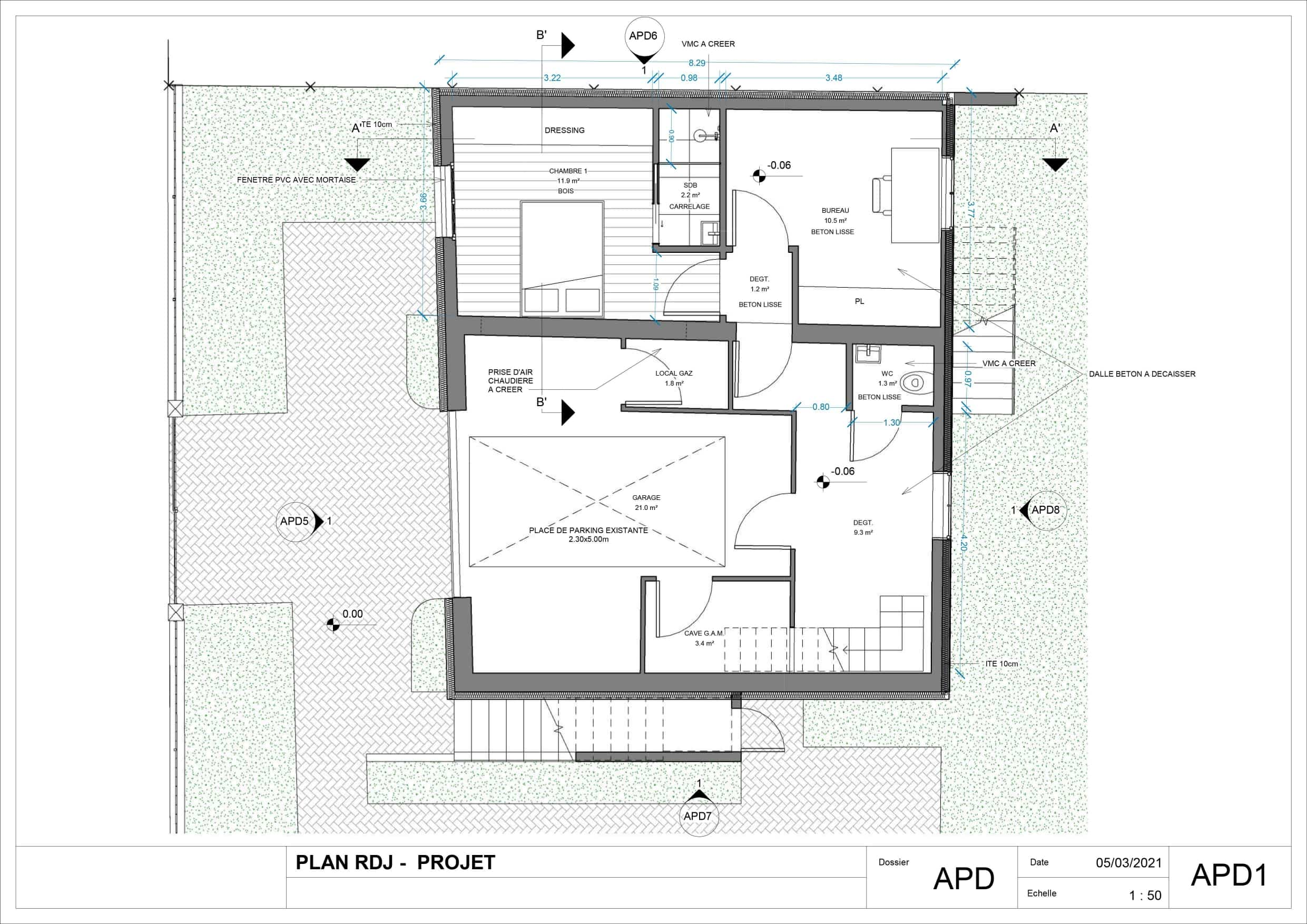 Permis De Construire Plan De Masse - Plan De Masse Pcmi2 Dessine Ton ...