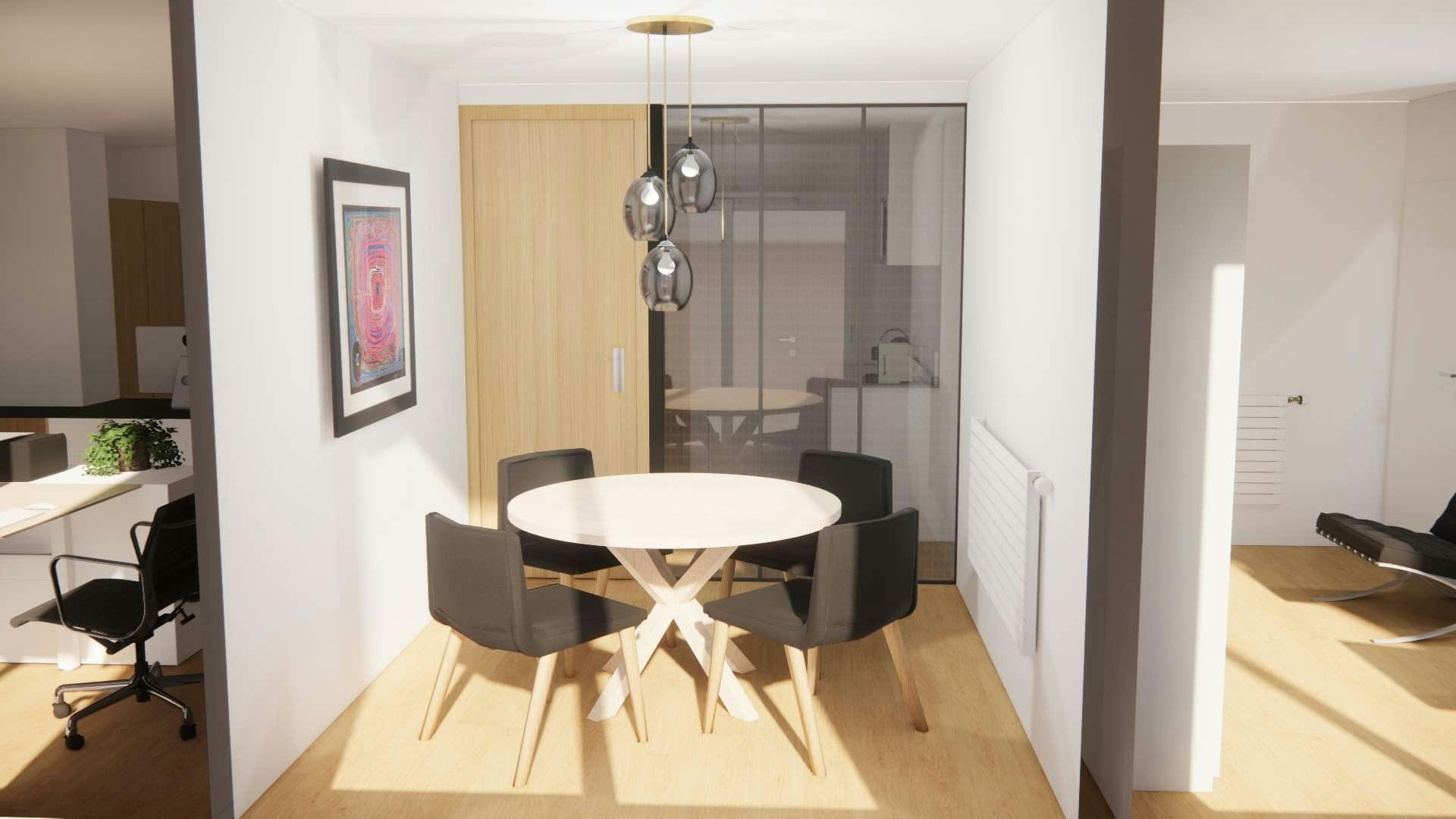 Plan 3D petite salle de réunion
