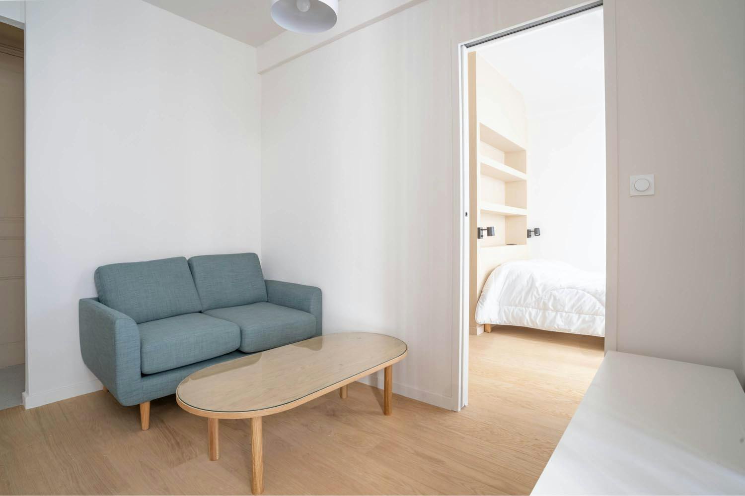 Rénovation d'un appartement 31 m2 séjour