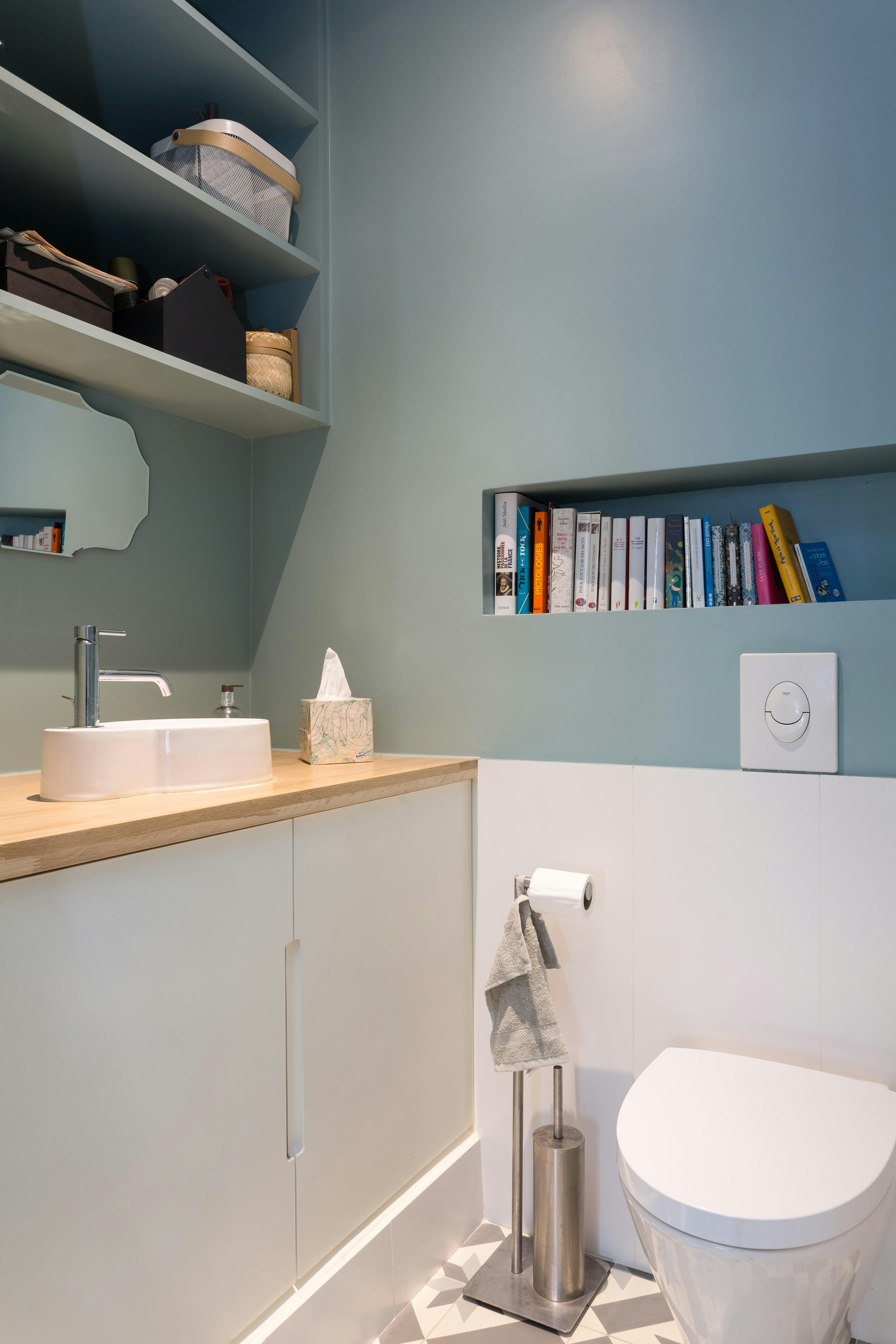 salle de bain compacte design