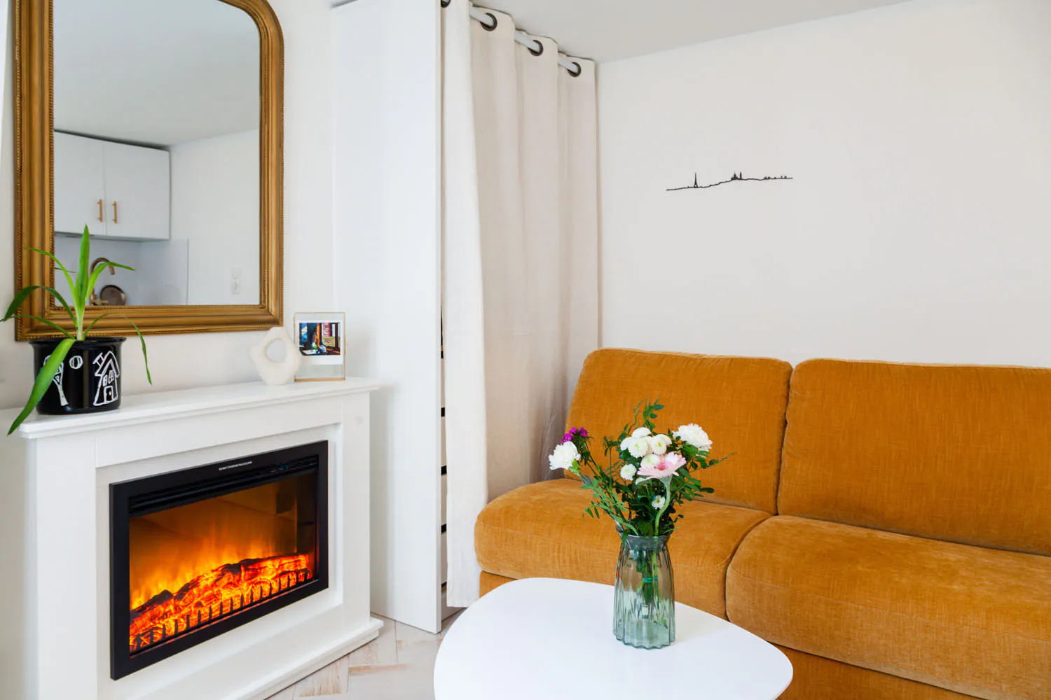 Rénovation appartement Paris 2 - Coin salon