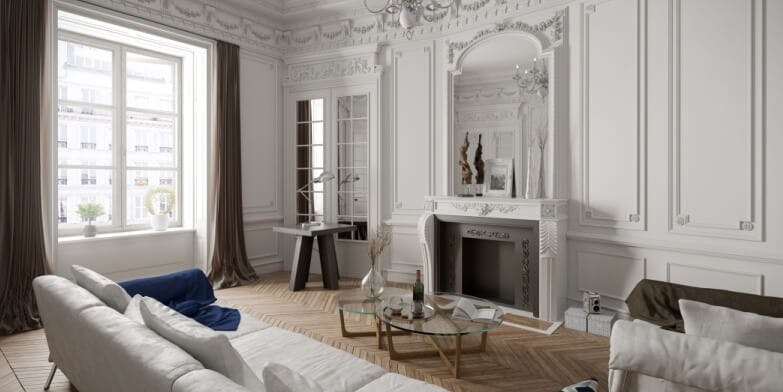 Prix peinture au m² pour un appartement T4 de 75 m²