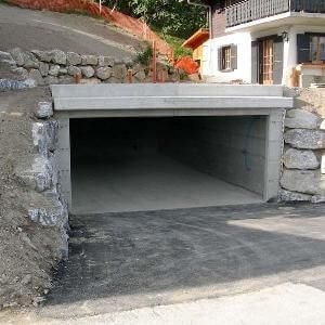 Construction d'un garage enterré
