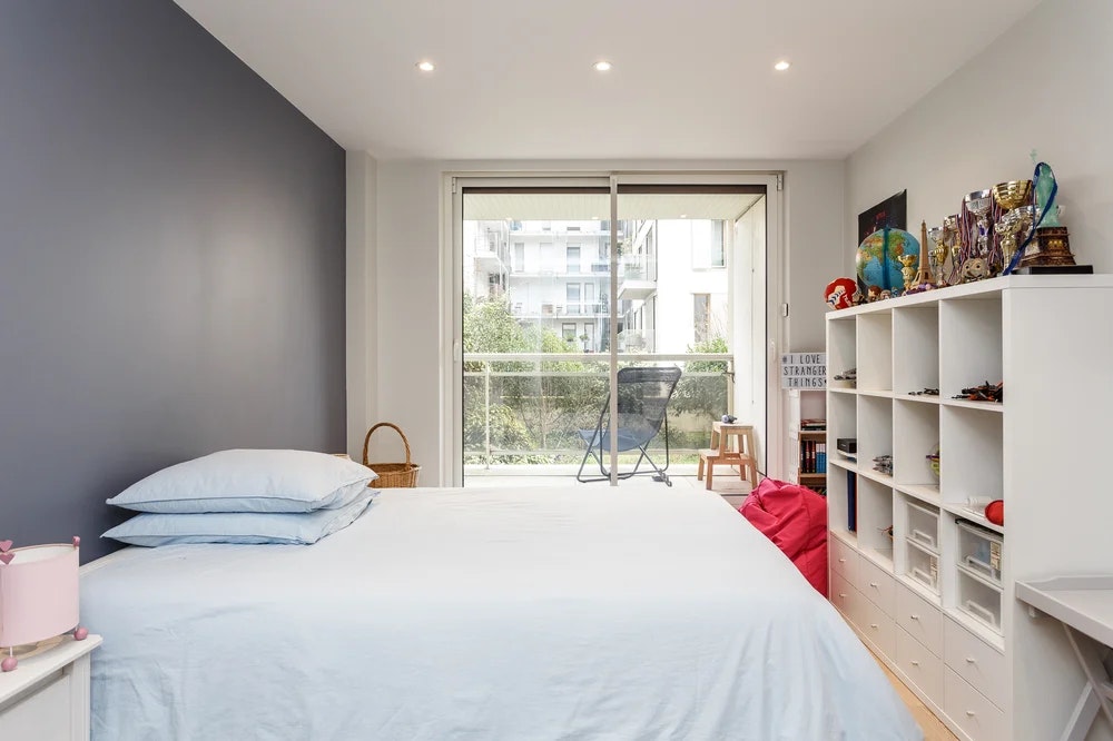 Rénovation appartement Paris 16 - chambre à coucher