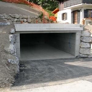Construction d'un garage enterré