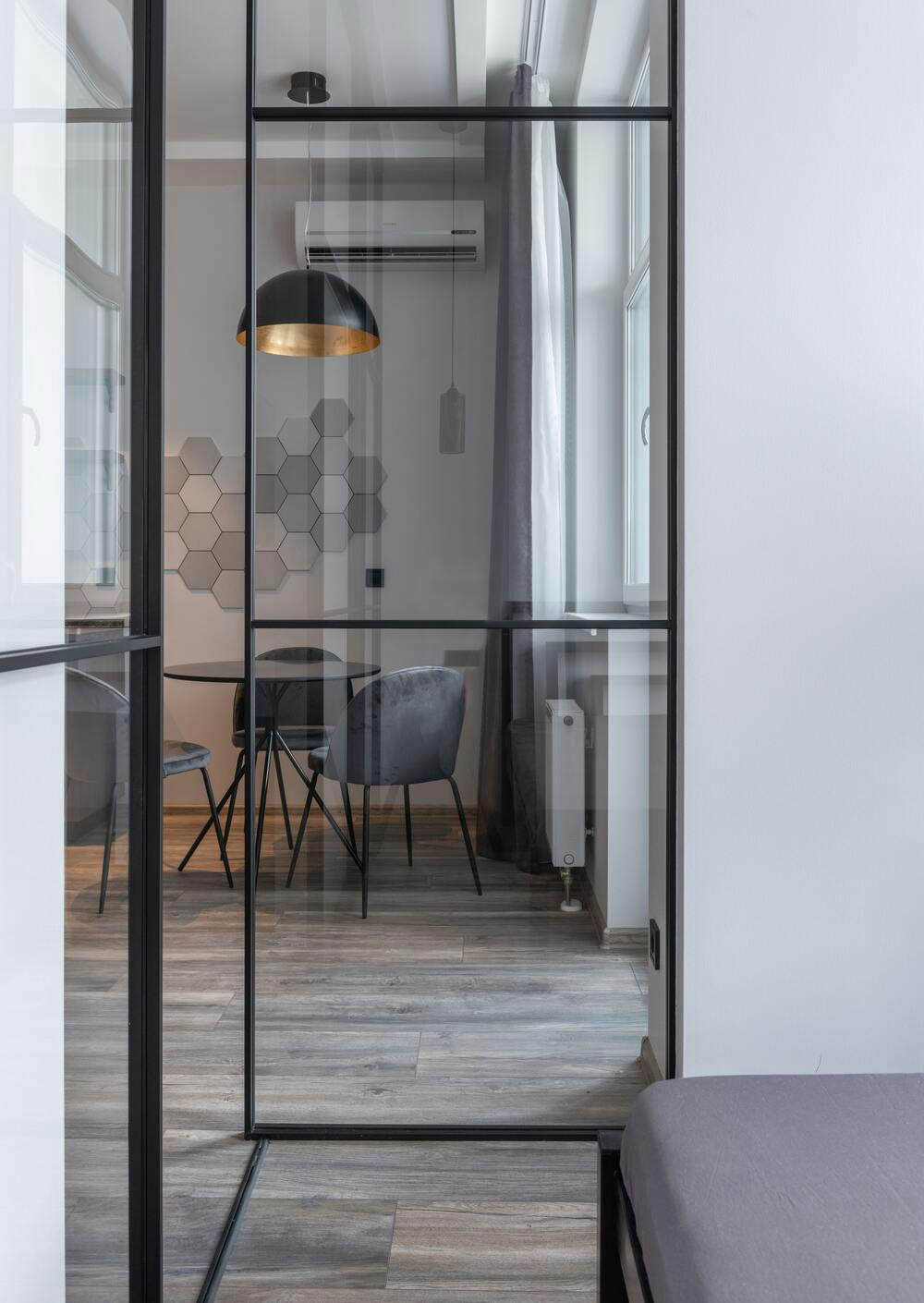 cloison en verre