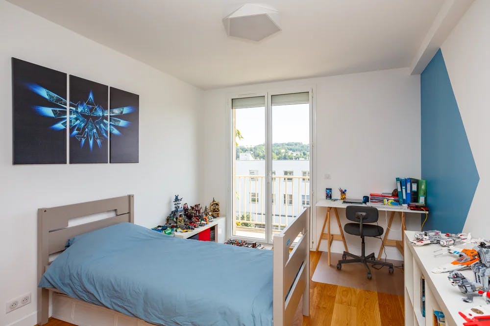 Chambre d'ado décorée