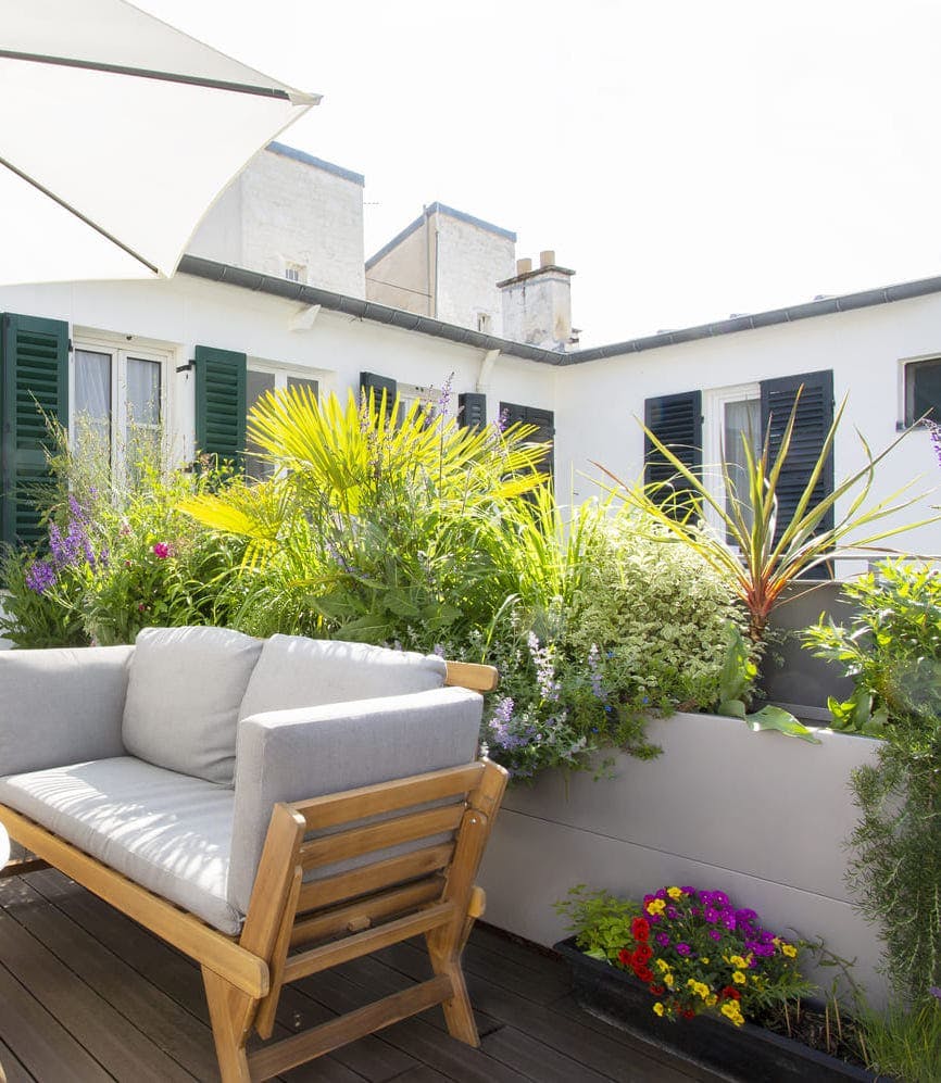 terrasse rénovée