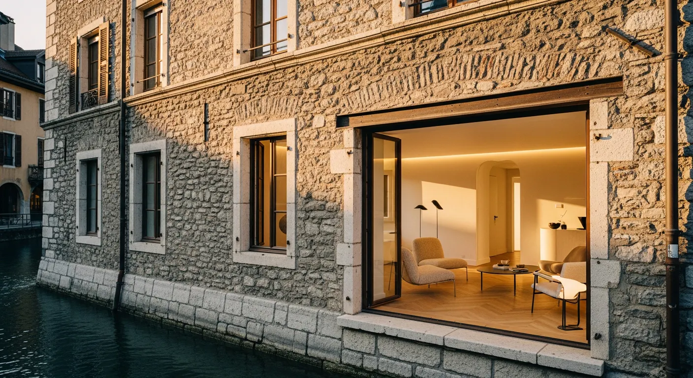 Rénovation d'un intérieur dans la Vieille Ville d'Annecy