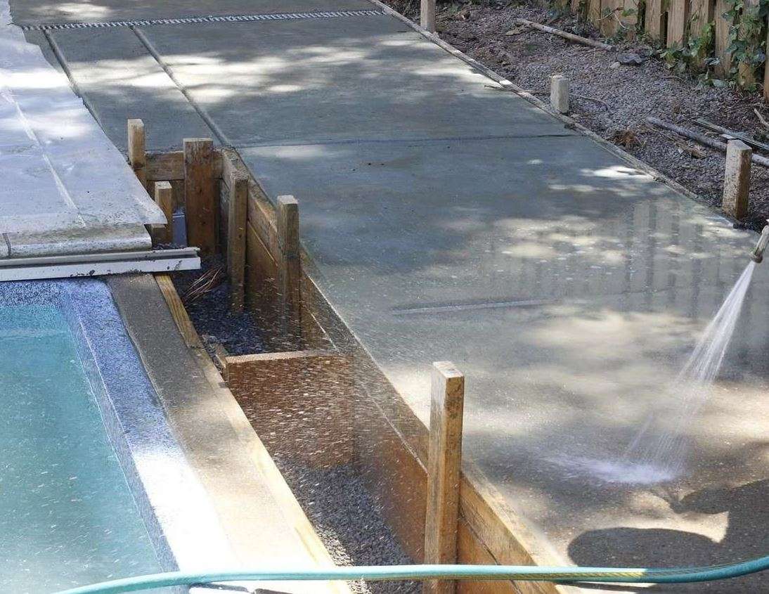 piscine béton armé