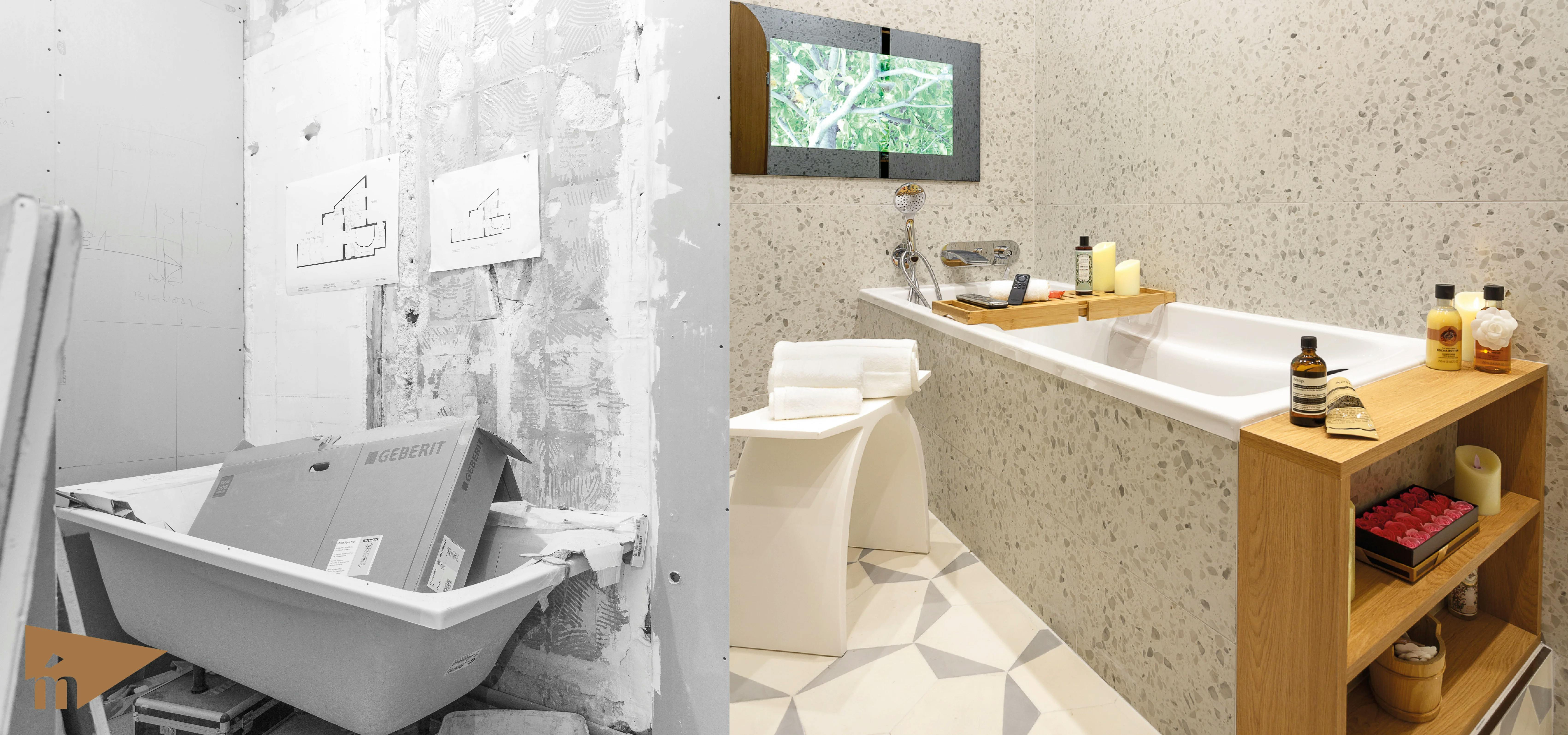 baignoire avant et après