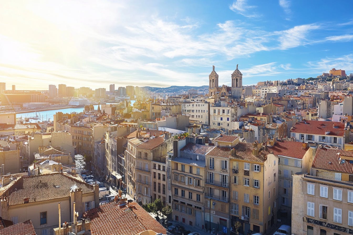 Vue sur la ville de Marseille