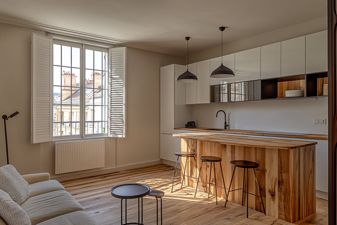 Appartement rénové pour de la location