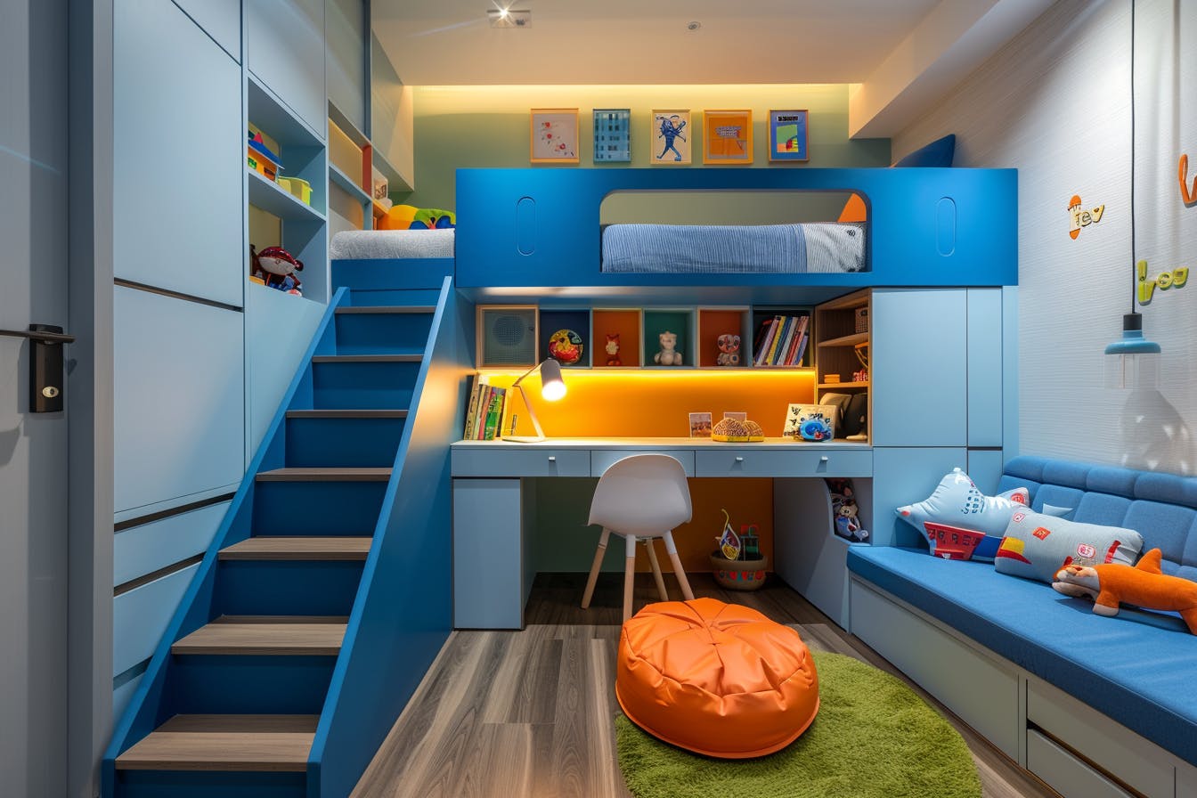 Chambre d'enfant optimisé