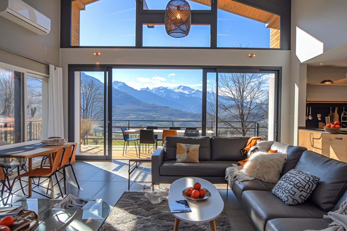 Maison avec vu sur les montagnes grenoble
