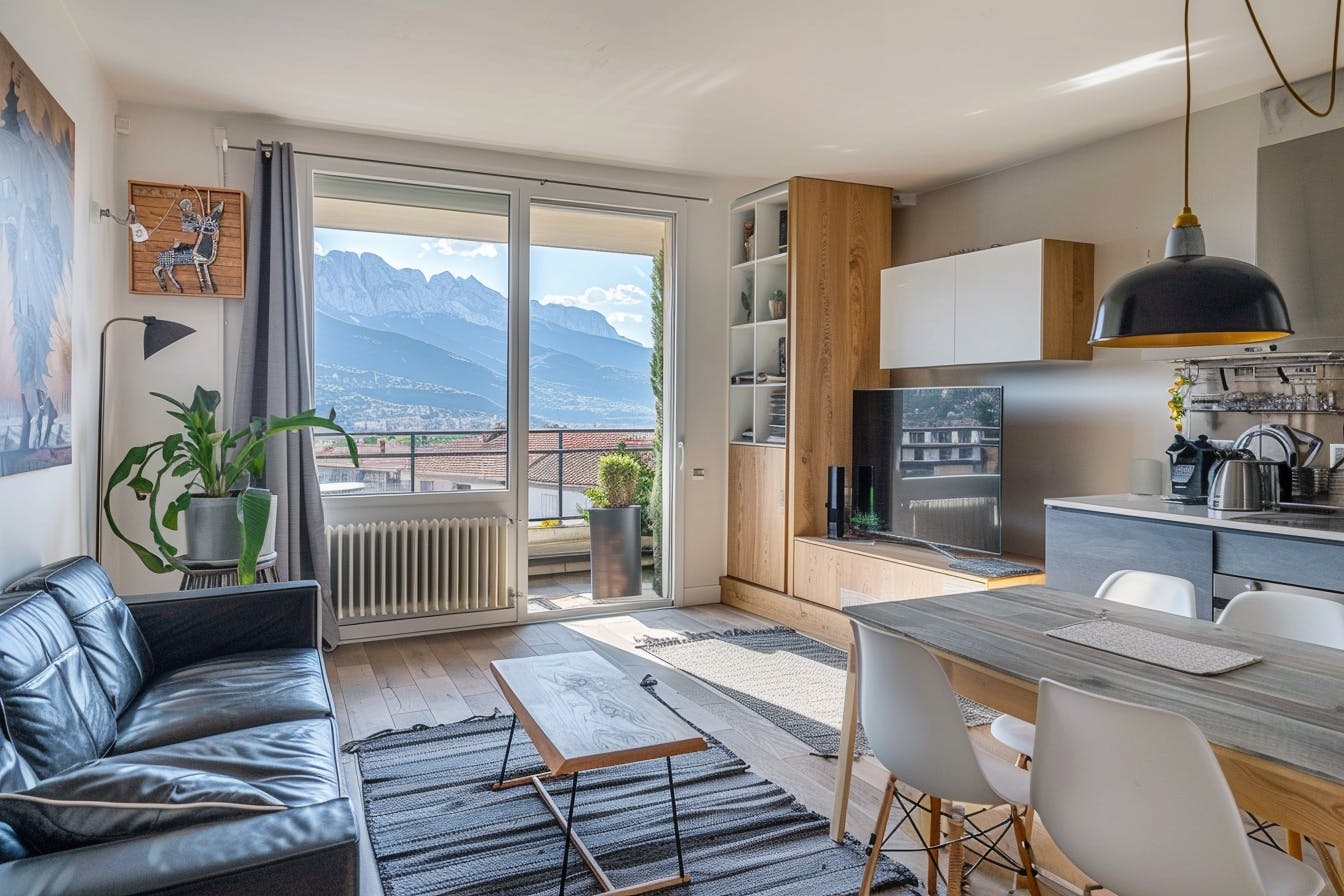 Appartement avec vue sur les montagnes grenoble