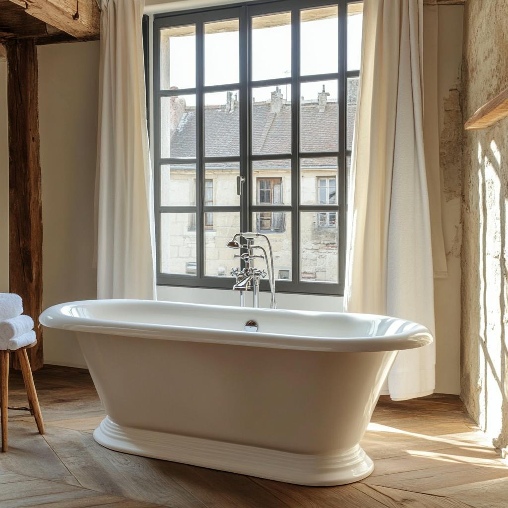 Salle de bain moderne à Caen