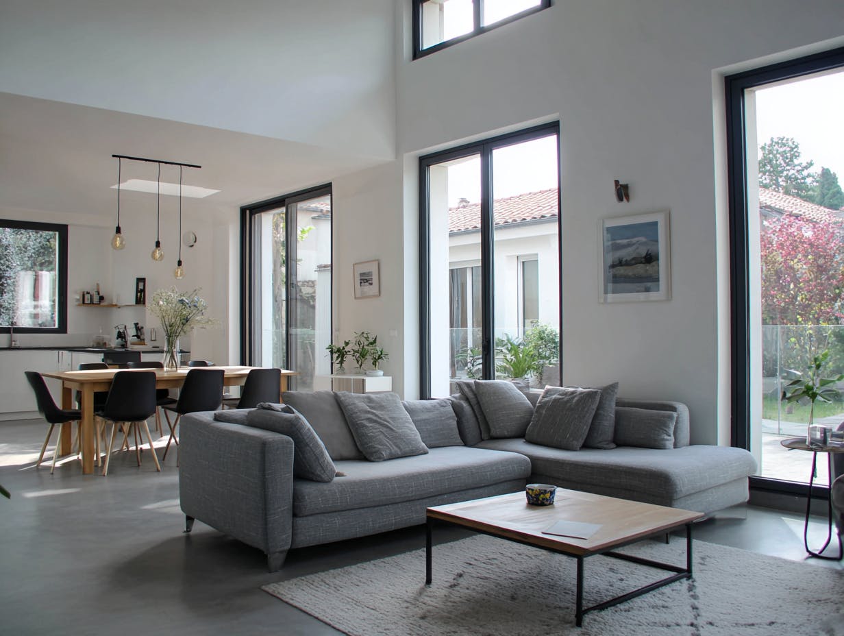 Salon spacieux 