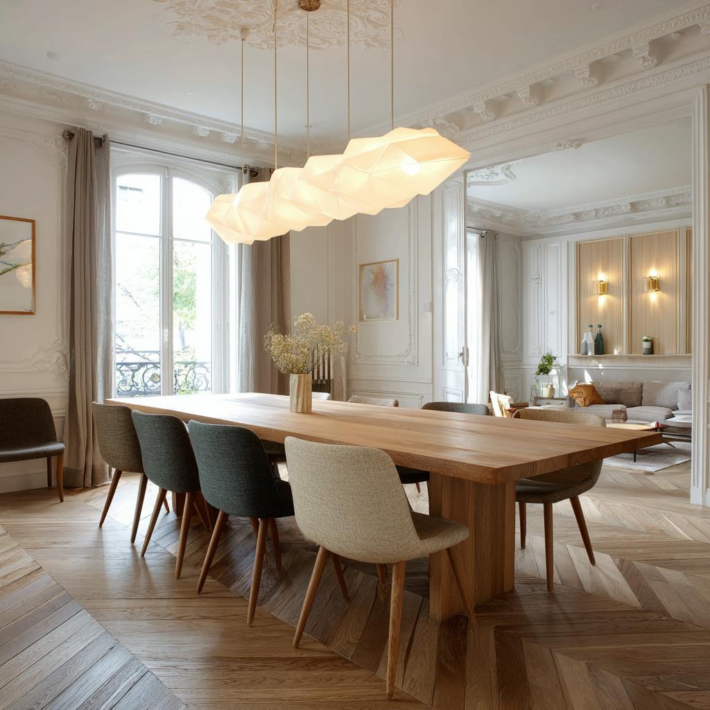 Salla à manger parquet