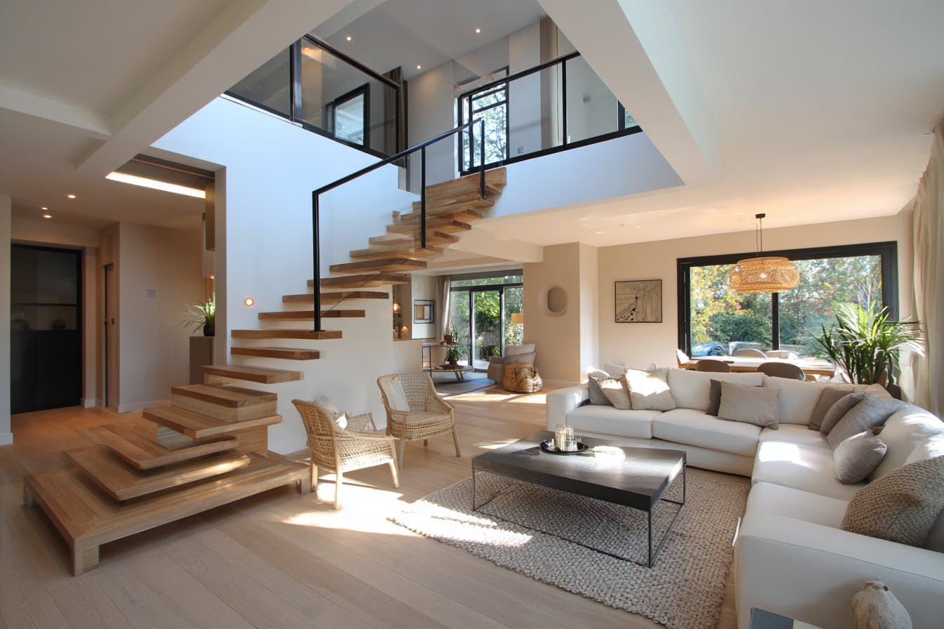Intérieur maison moderne Toulouse