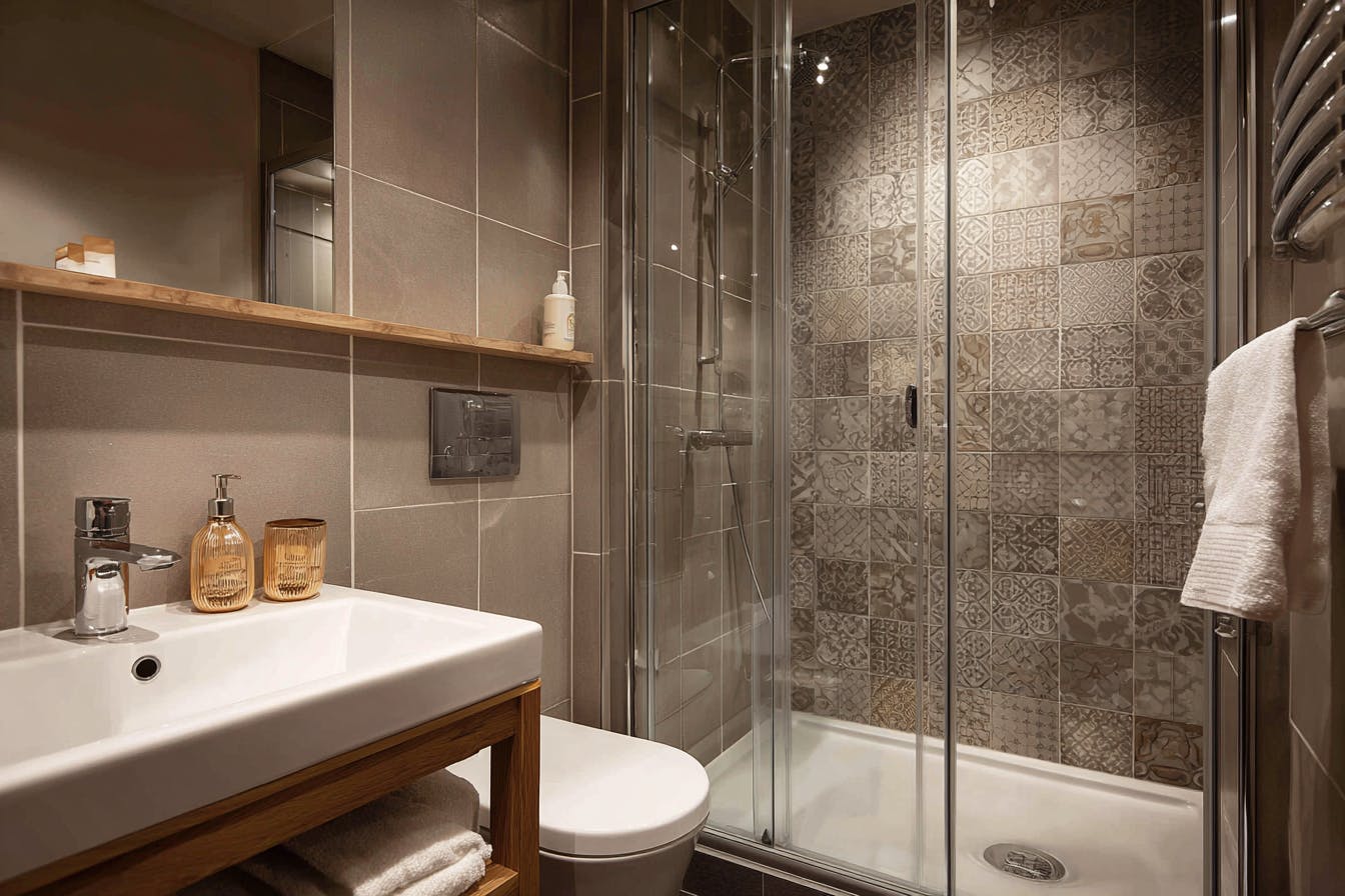 Petite salle de bain moderne