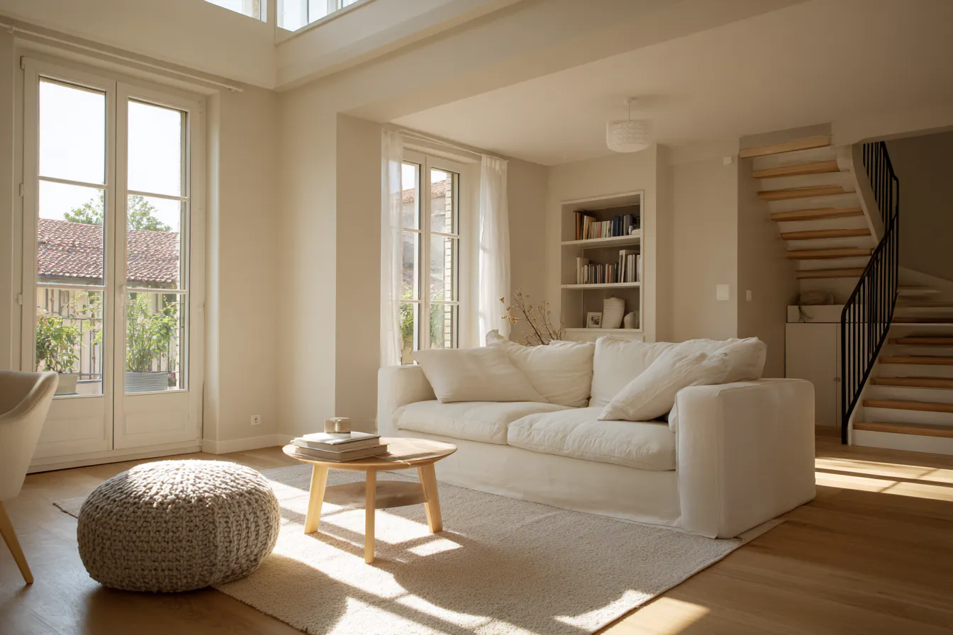 Intérieur cosy appartement Toulouse
