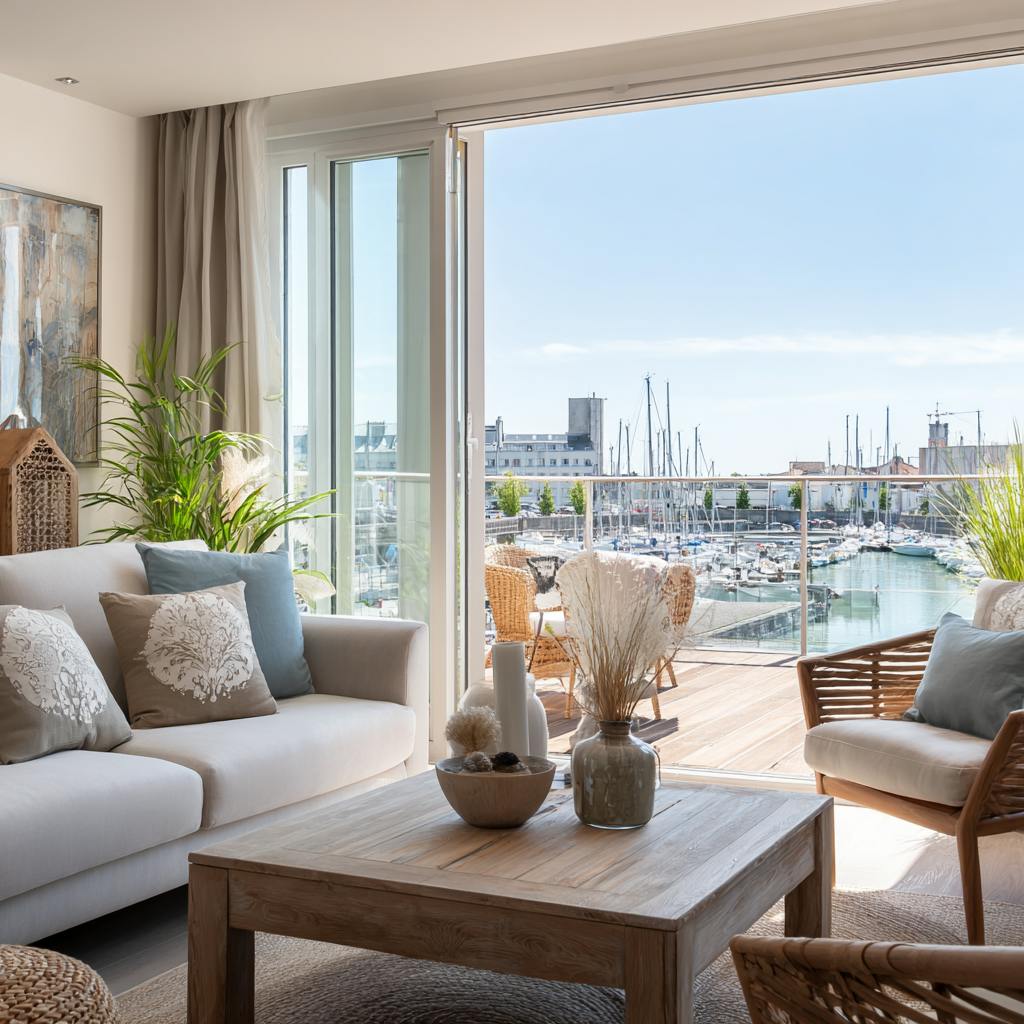 Appartement avec vue sur le port de la rochelle