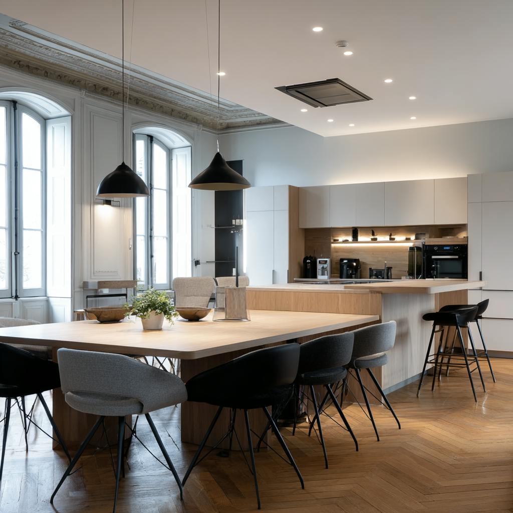 Cuisine très moderne et chic à Reims