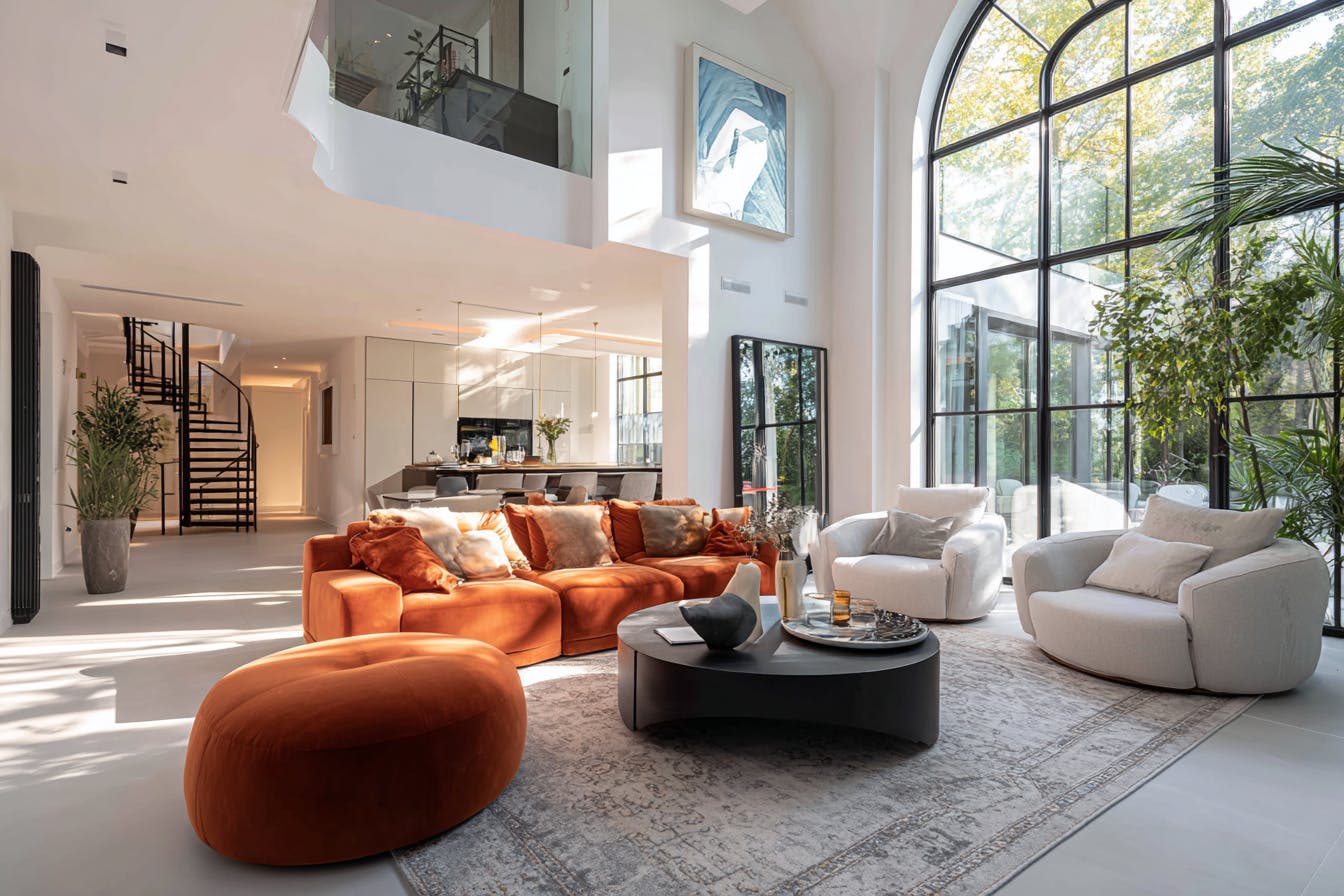 Maison a Fontainebleau avec grande baie vitrée