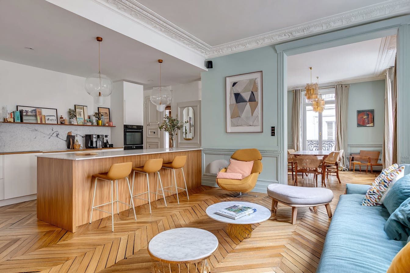 Appartement coloré à Fontainebleau